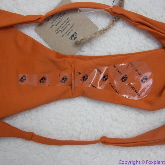 NEW Toast Swim Free People String‎ Bikini Bottom in rusty red, XL - Picture 7 of 13
